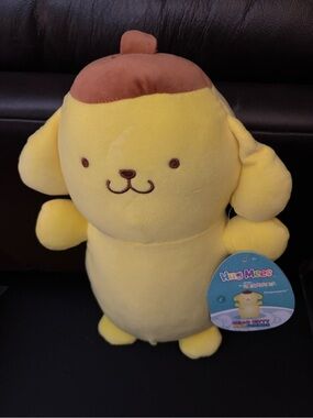 Squishmallows Pompompurin Yellow and Brown Hello Kitty Friend